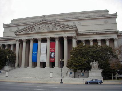National Archives building<br>Location: <a href="https://www.google.com/maps/search/?api=1&query=38.89195,-77.02297" target="_new">Constitution Ave NW</a>